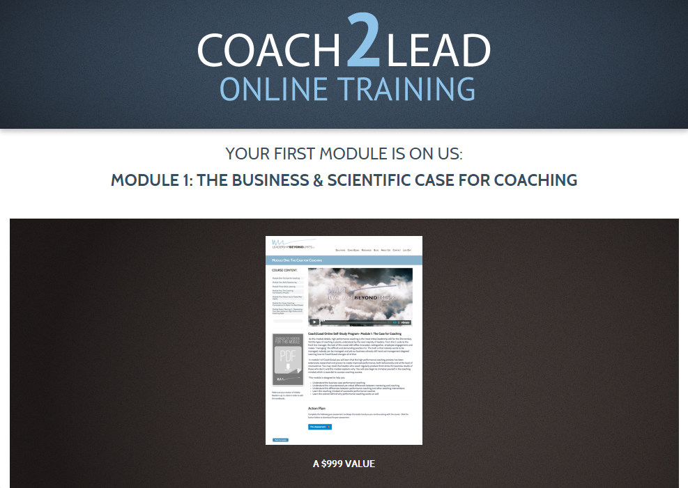Free Module Landing Page   Leadership Beyond Limits